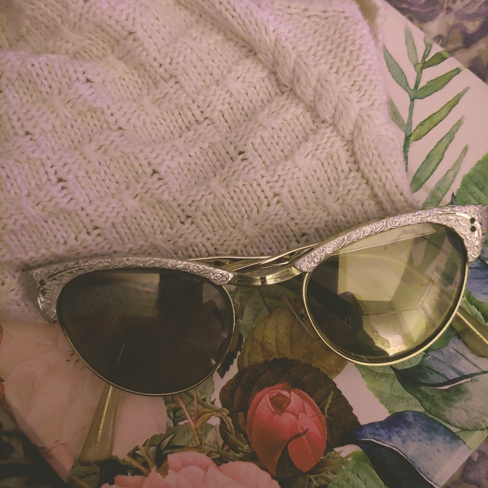 Vintage silver glasses